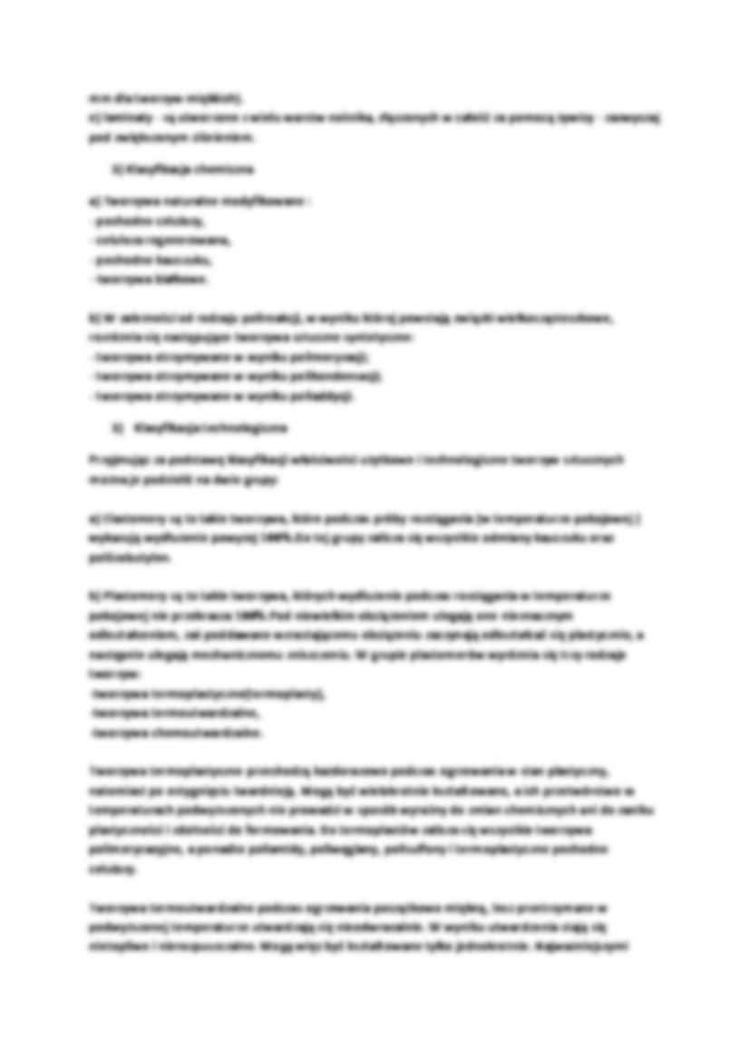 Skład i klasyfikacja tworzyw sztucznych-opracowanie - strona 2