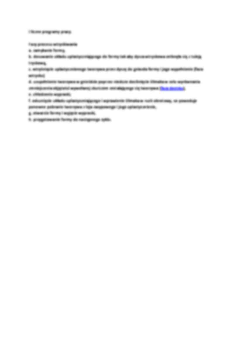 Wtryskiwanie- charakterystyka procesu - strona 2