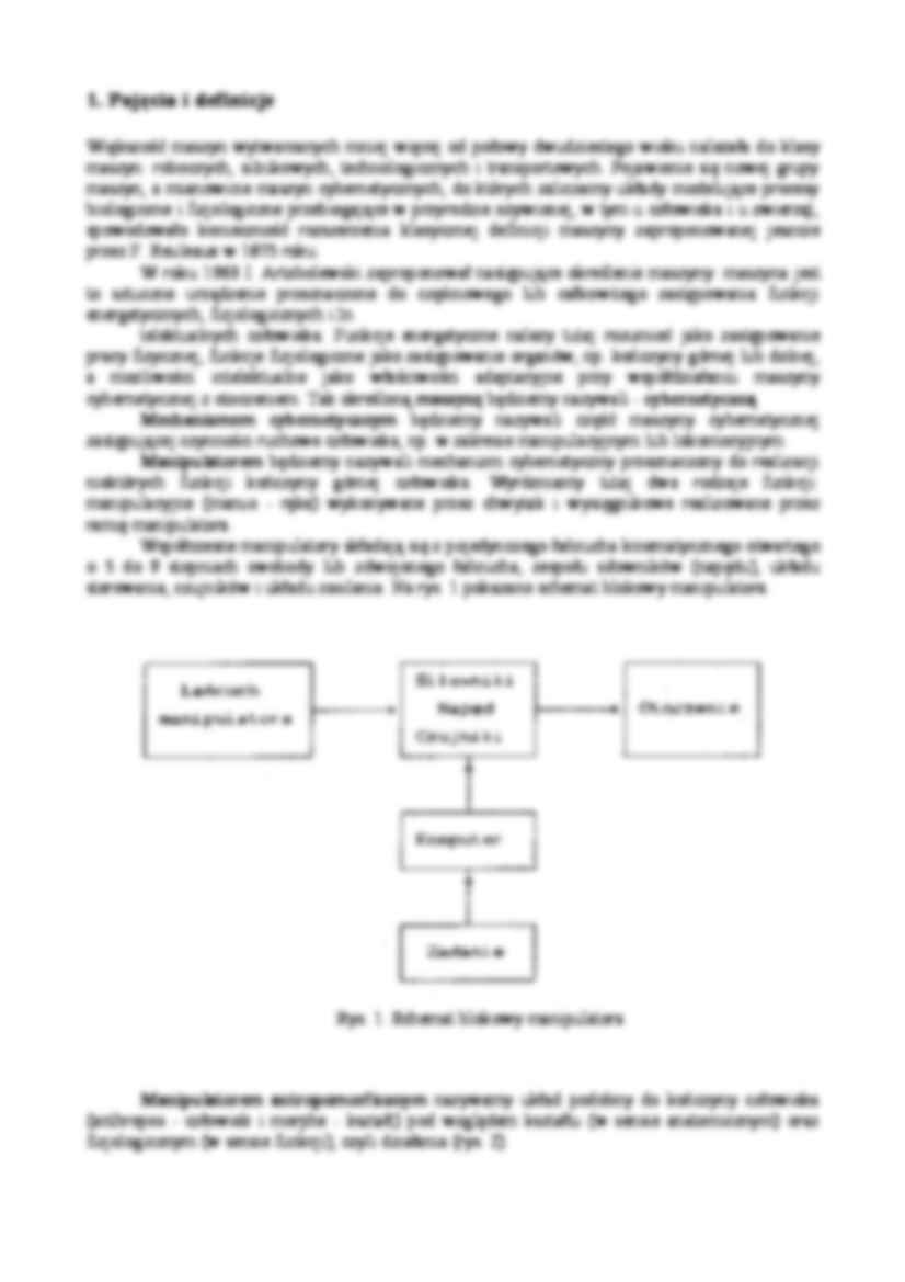 Konstrukcja mechaniczna manipulatora-opracowanie - strona 3
