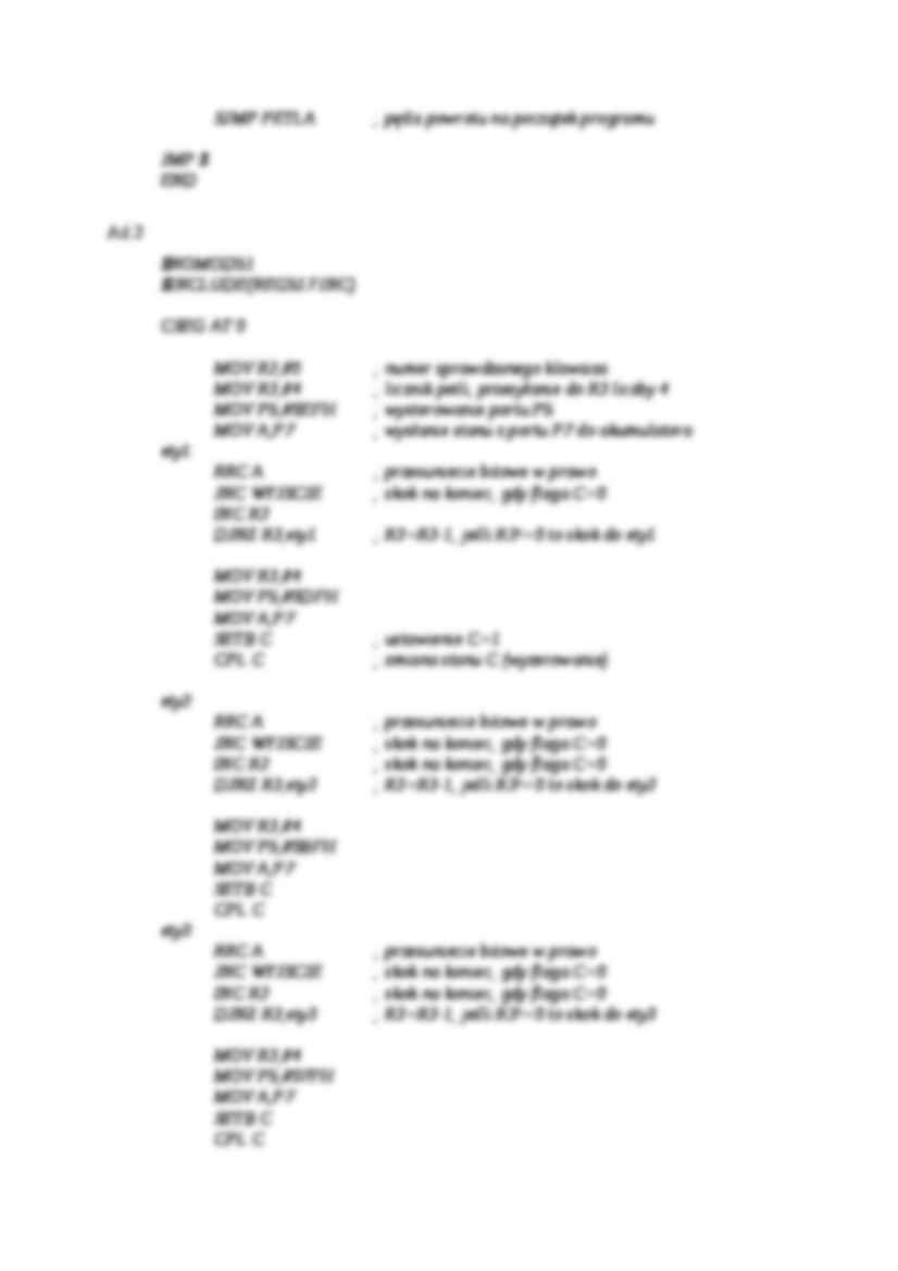 Wykład - porty równoległe obsługa klawiatury matrycowej zestawu ZD537 - strona 2