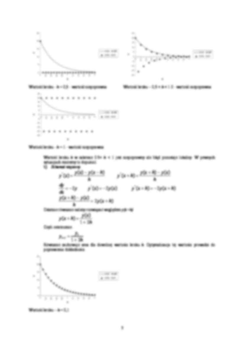 Rozwiązywanie równań różniczkowych zwyczajnych-opracowanie - strona 3