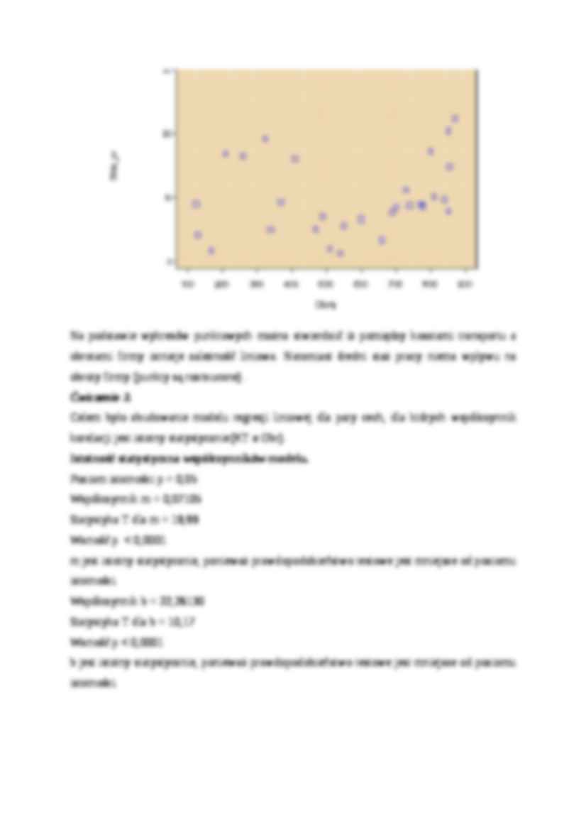 Sprawozdanie nr.3 z laboratorium ze statystyki-Analiza korelacji i regresji liniowej - strona 2