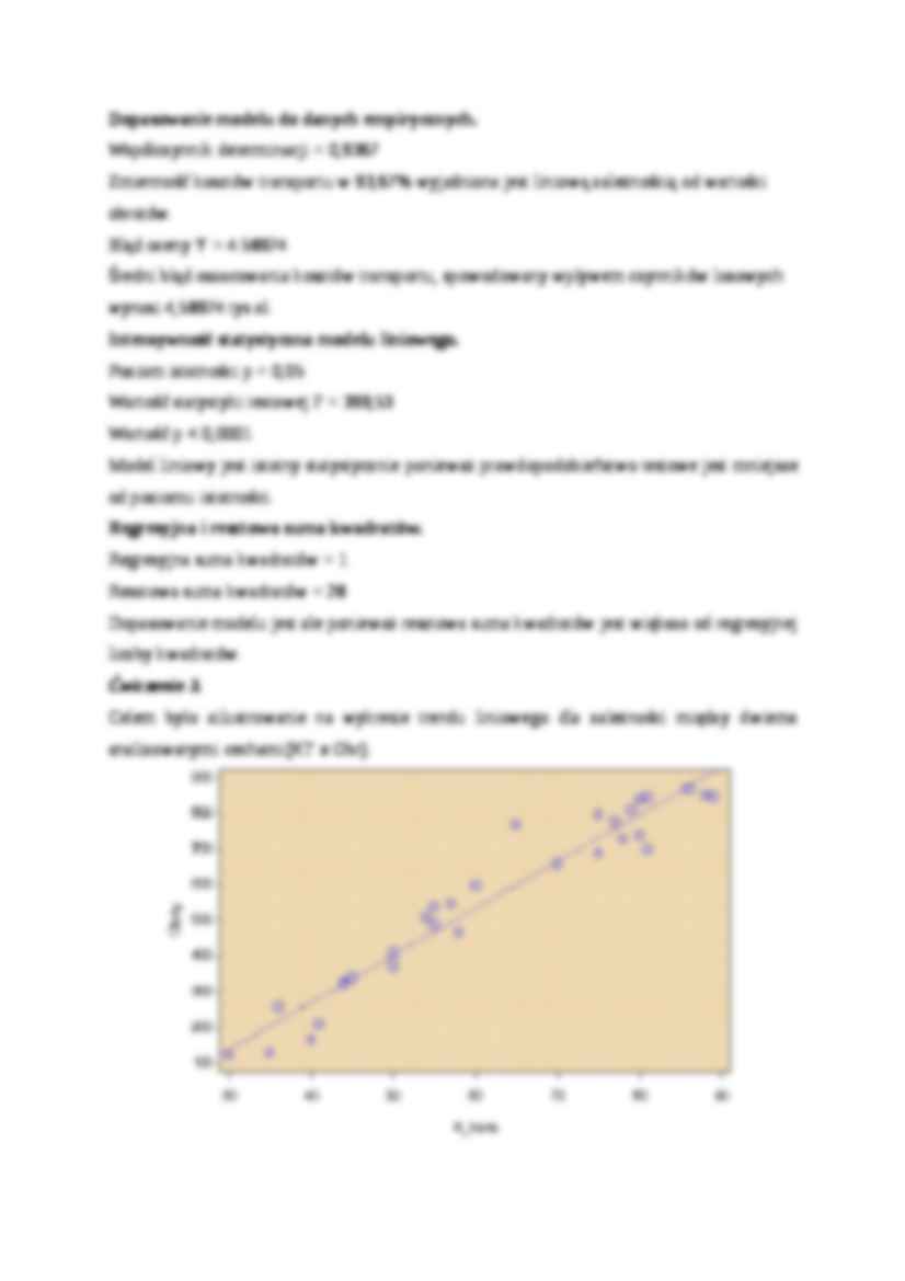 Sprawozdanie nr.3 z laboratorium ze statystyki-Analiza korelacji i regresji liniowej - strona 3