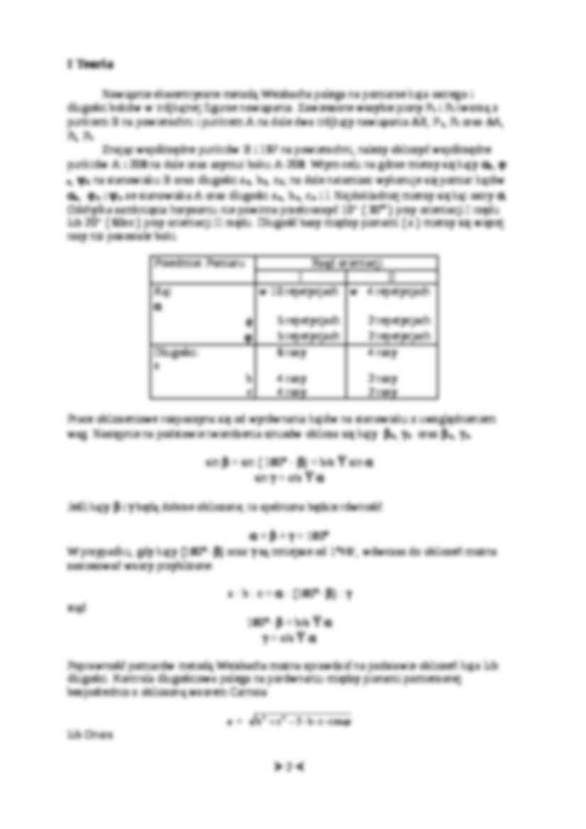 Orientacja pozioma metodą Weisbacha-projekt - strona 2