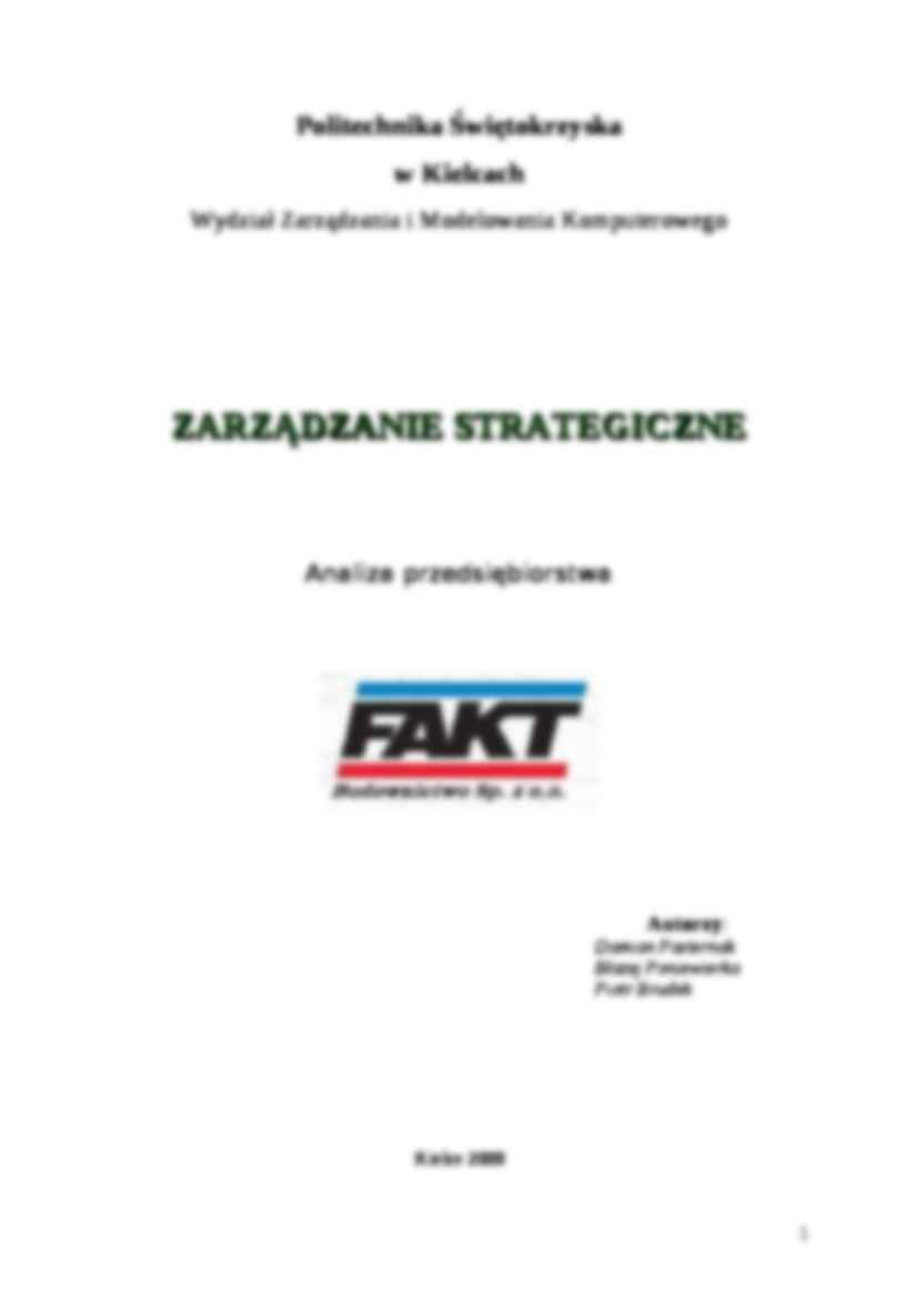 Analiza makroekoniomiczna przedsiębiorstwa-FAKT-praca zaliczeniowa na ćwiczenia - strona 2