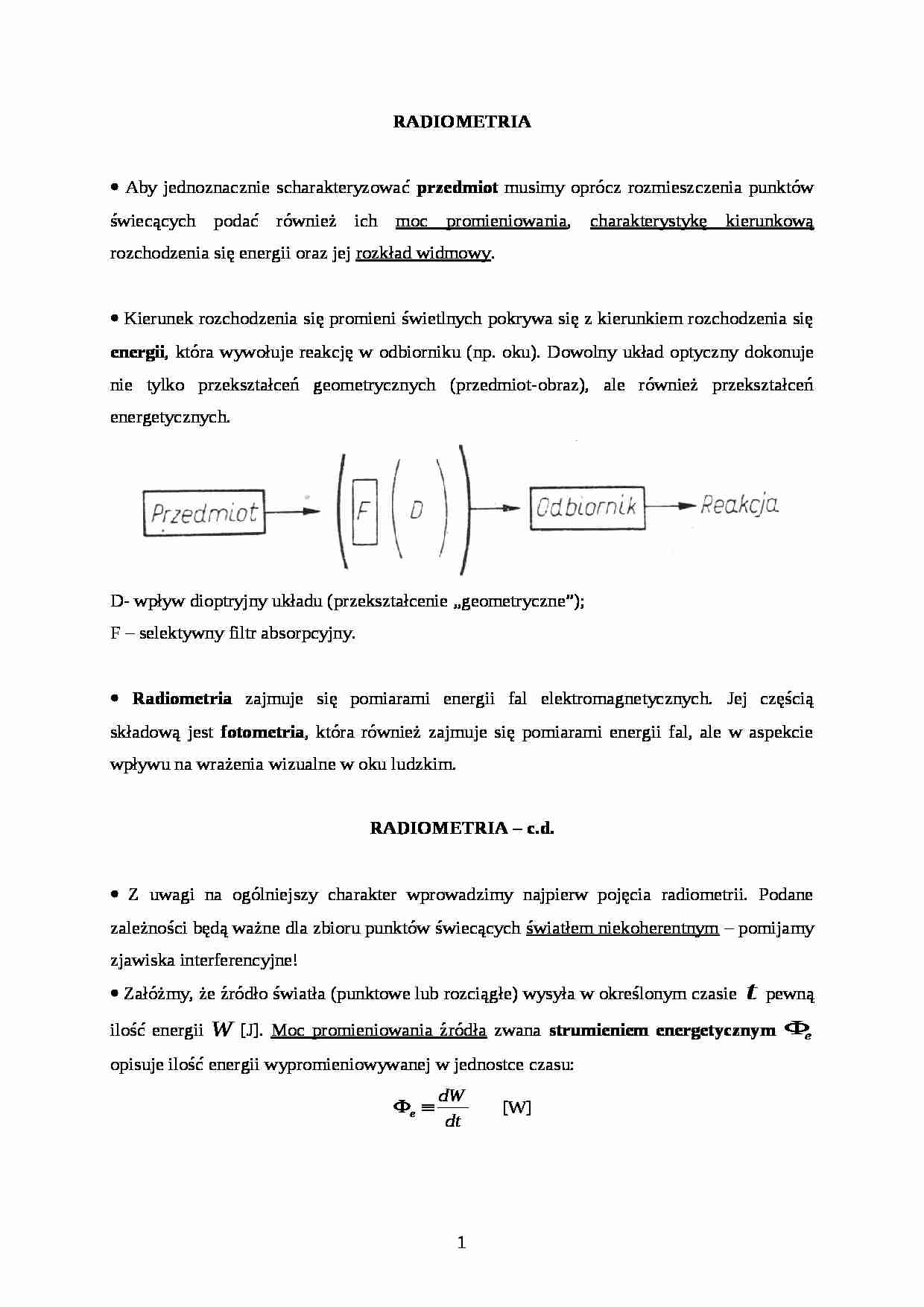 Radiometria-opracowanie - strona 1