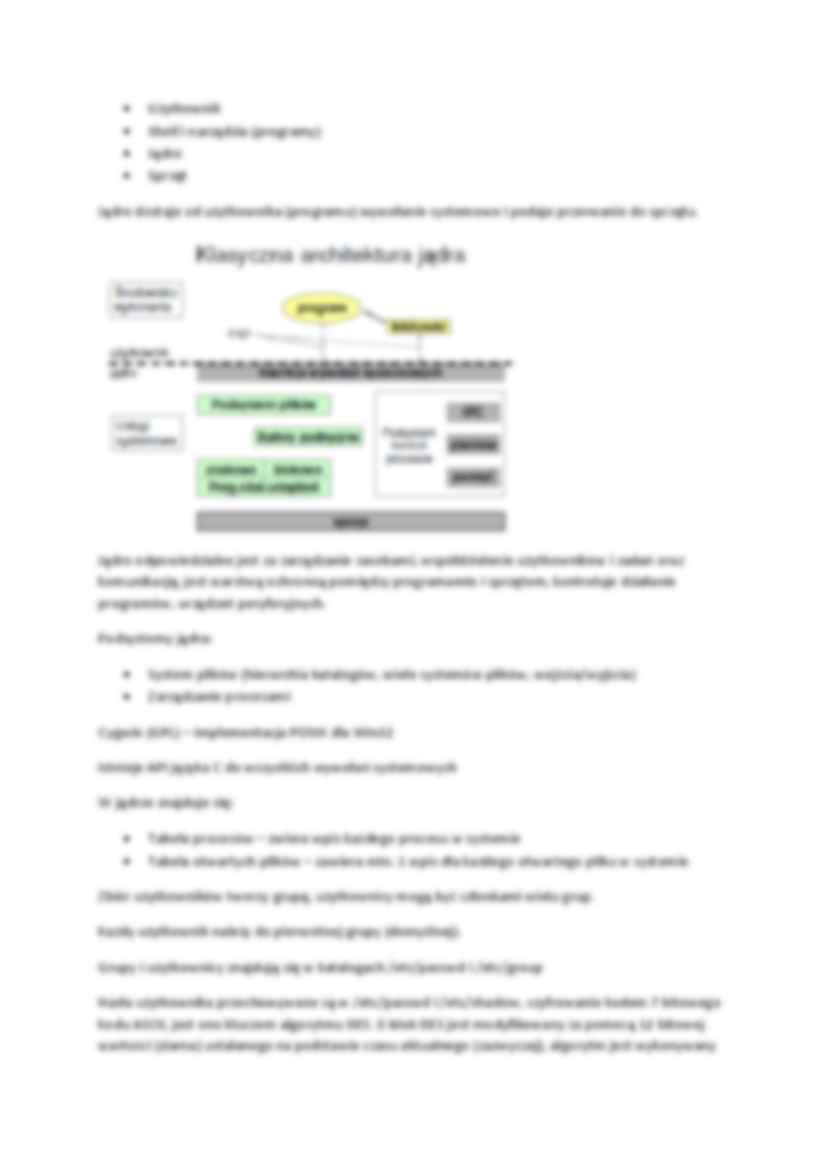 Systemy operacyjne II-opracowanie wykładu - strona 2
