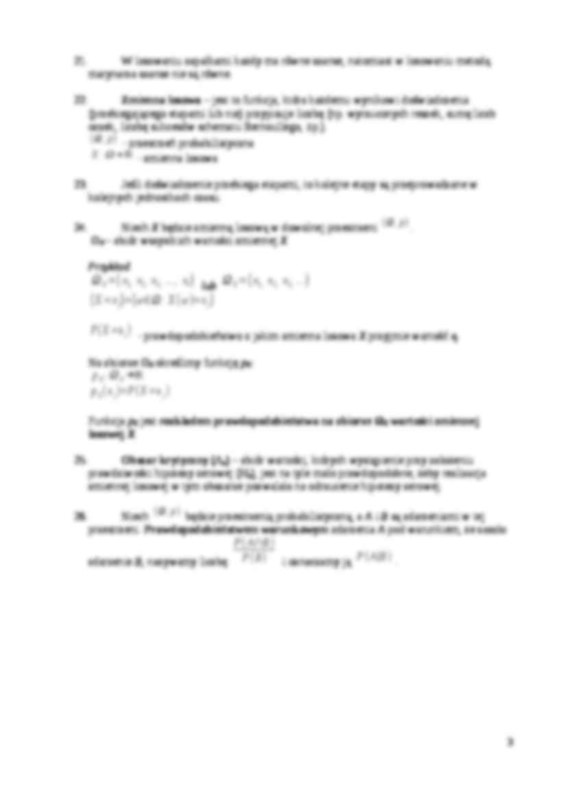 Metody probabilistyczne i statystyka-opracowanie - strona 3