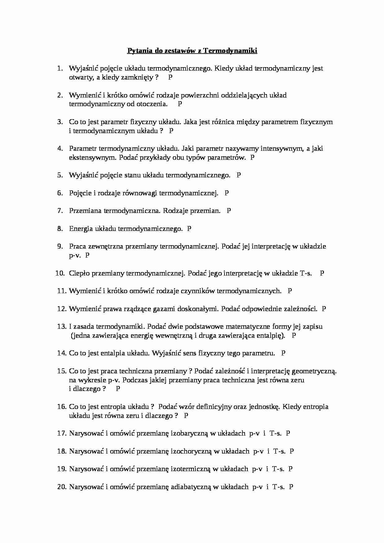 Termodynamika-test - strona 1