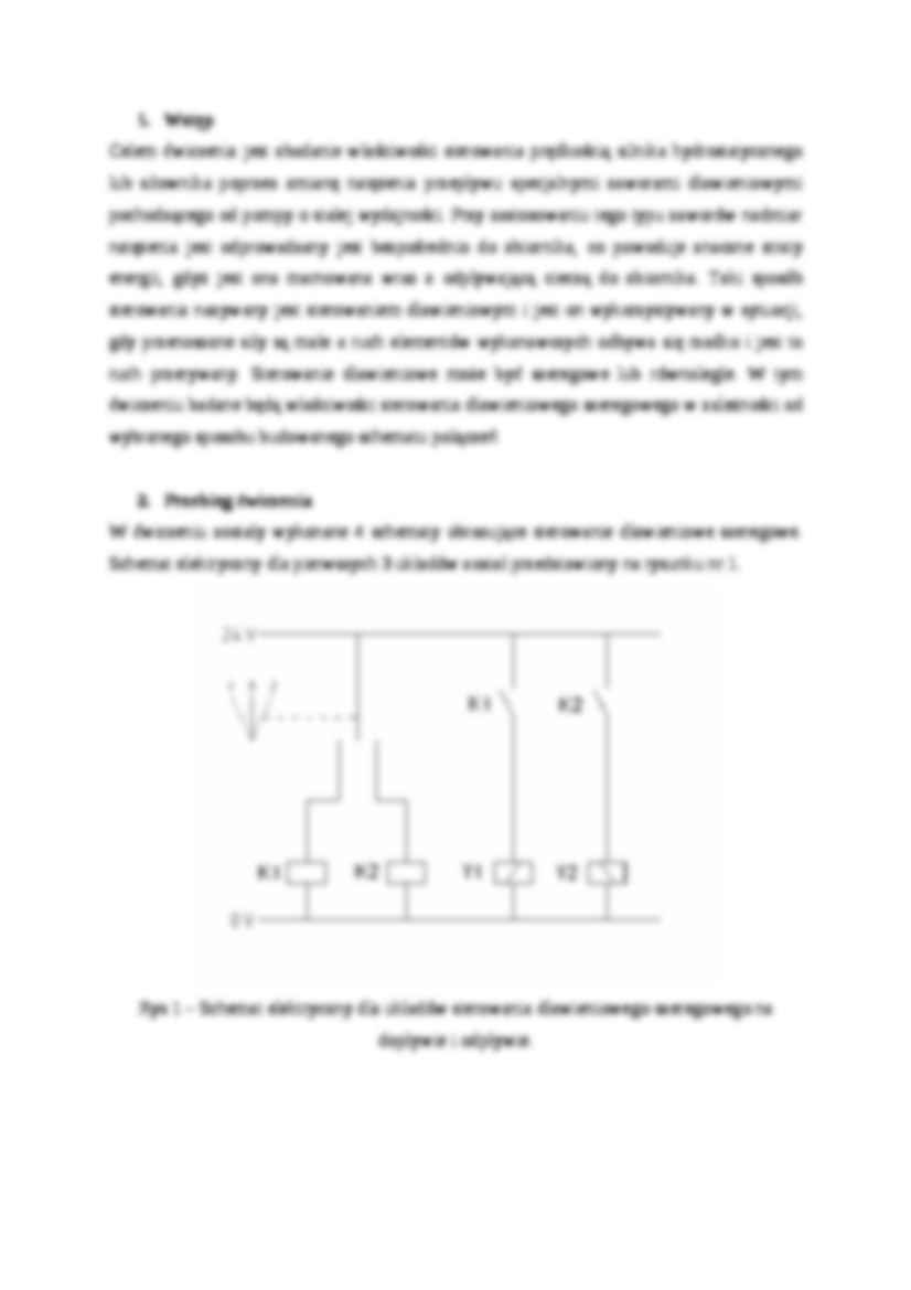 Sterowanie dławieniowe-szeregowe prędkością ruchu odbiornika hydraulicznego-opracowanie - strona 2