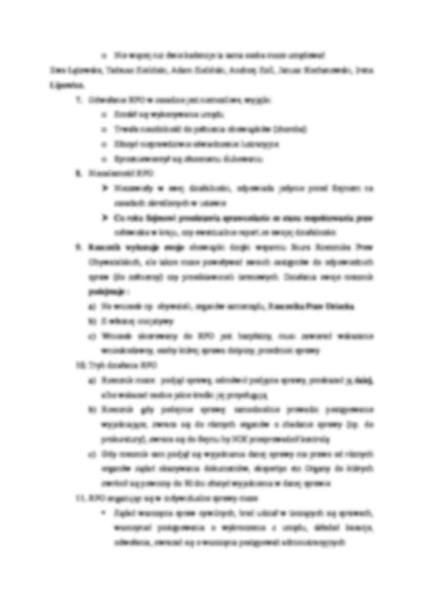 Rzecznik praw obywatelskich - Cele powstania instytucji - strona 2