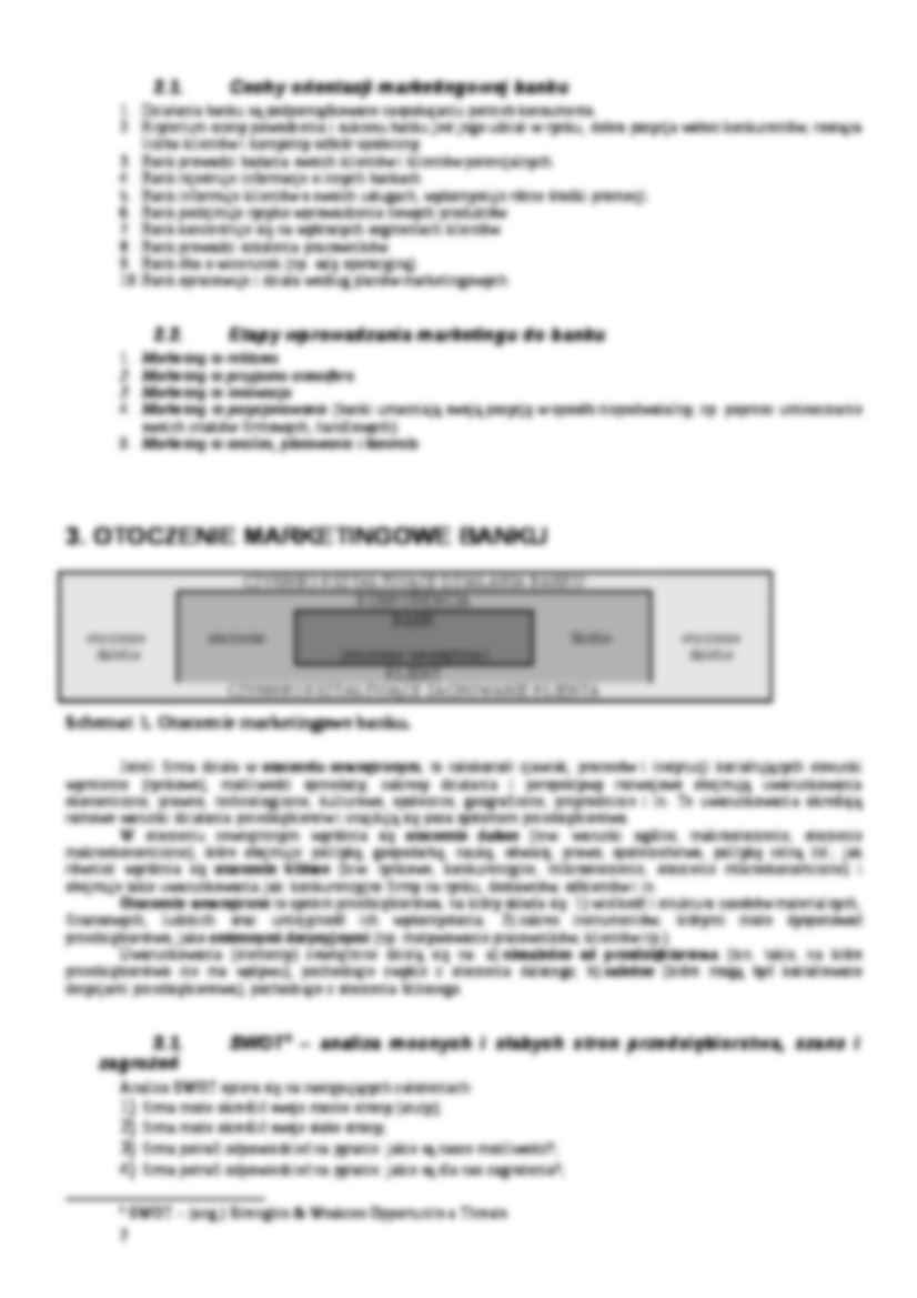 Marketing bankowy - Orientacja marketingowa w banku - strona 2
