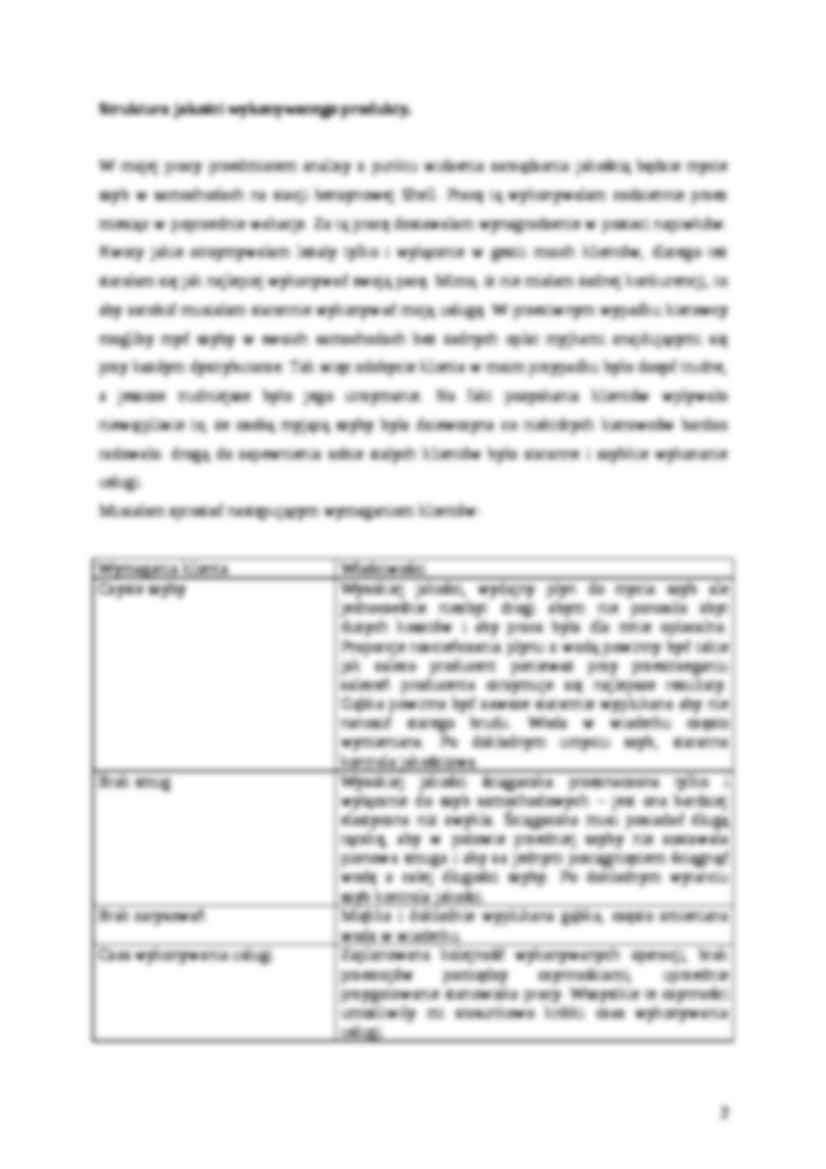Zarządzanie jakością - praca semestralna - strona 2