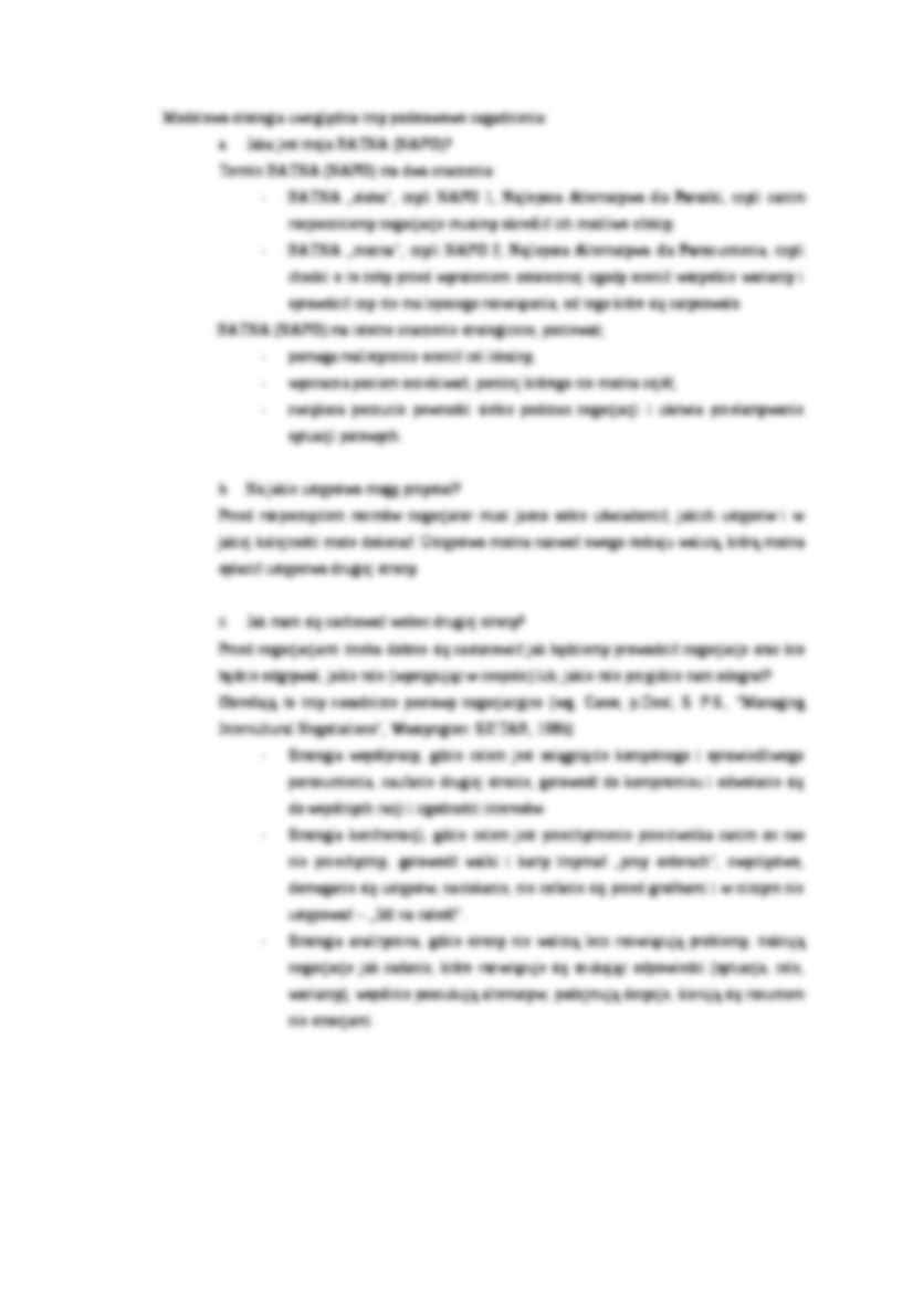 Negocjacje - przykładowe zadania - strona 3