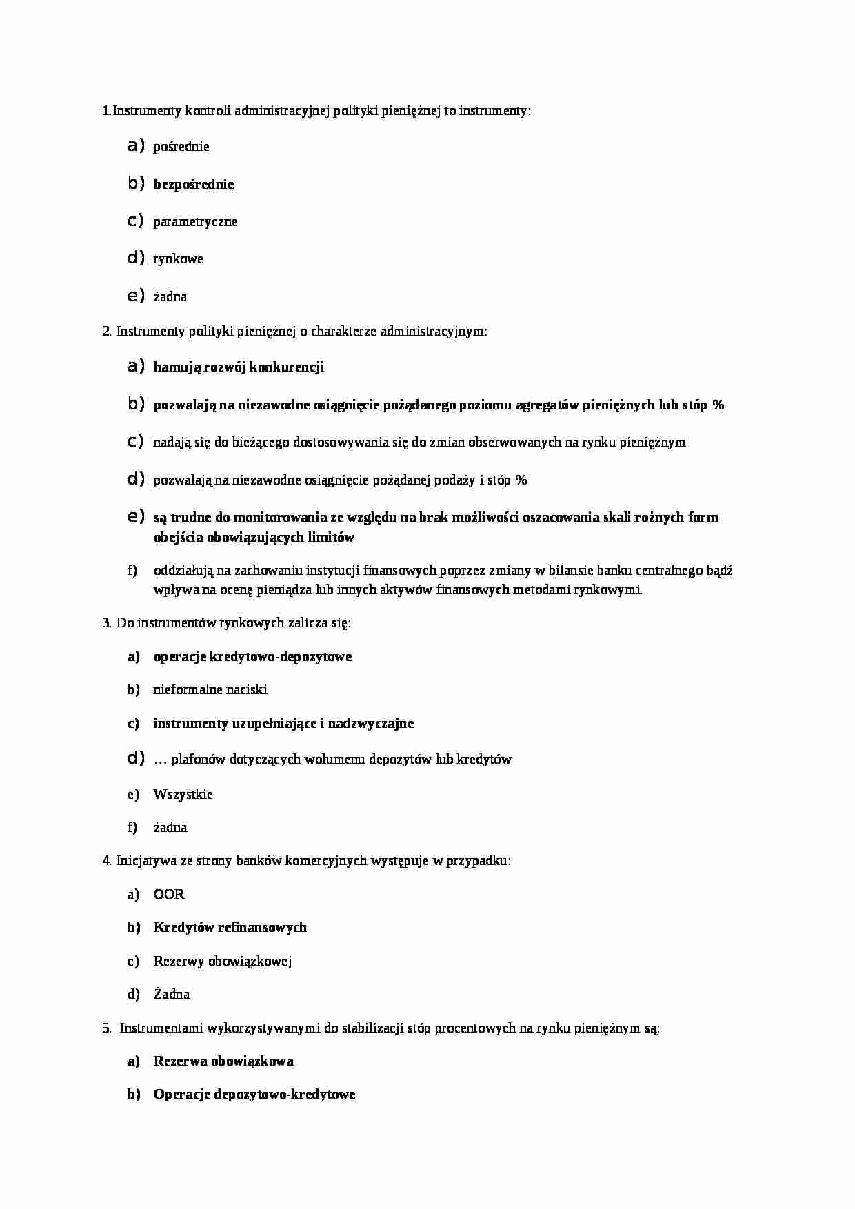 Pytania egzaminacyjne z odpowiedziami - strona 1