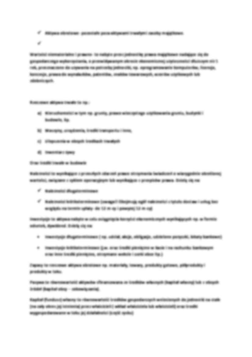 Standardy sprawozdawczości finansowej- wykład 6 - strona 2