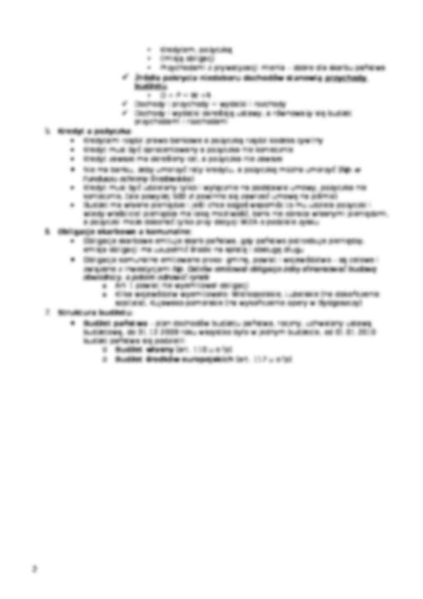 Procedury budżetowe- wykład 2 - strona 2