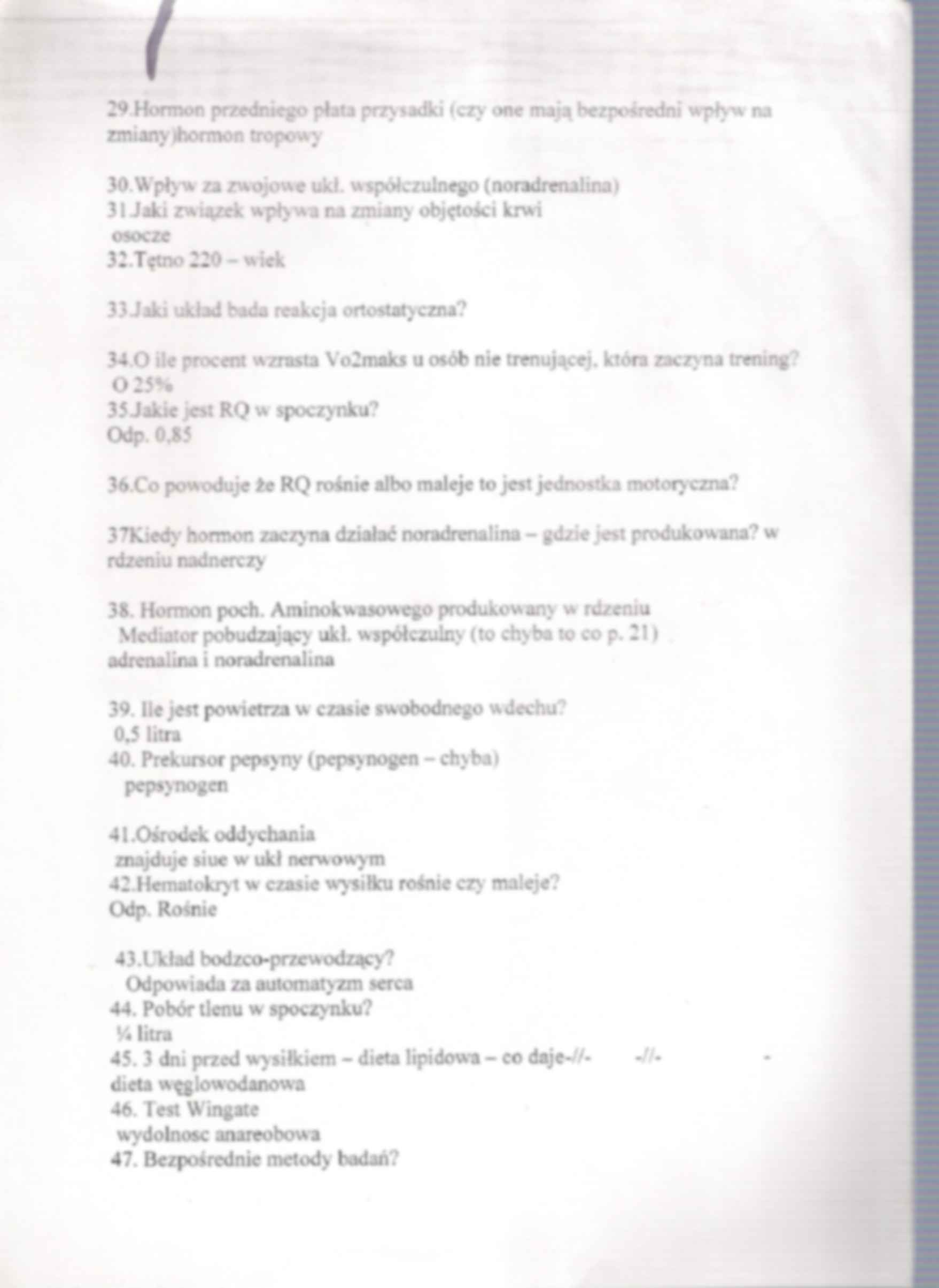 Anatomia - zestaw do egzaminu 1 - strona 3