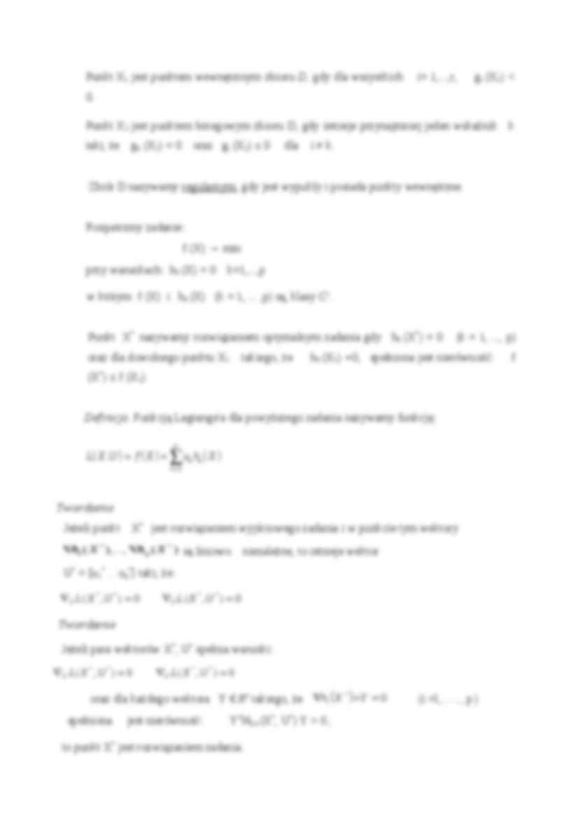 Metody i algorytmy optymalizacji- wykład 8 - strona 2