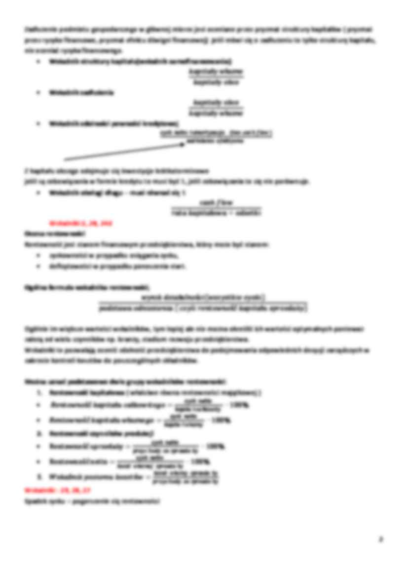 Analiza finansowa- ćwiczenia 4 - strona 2