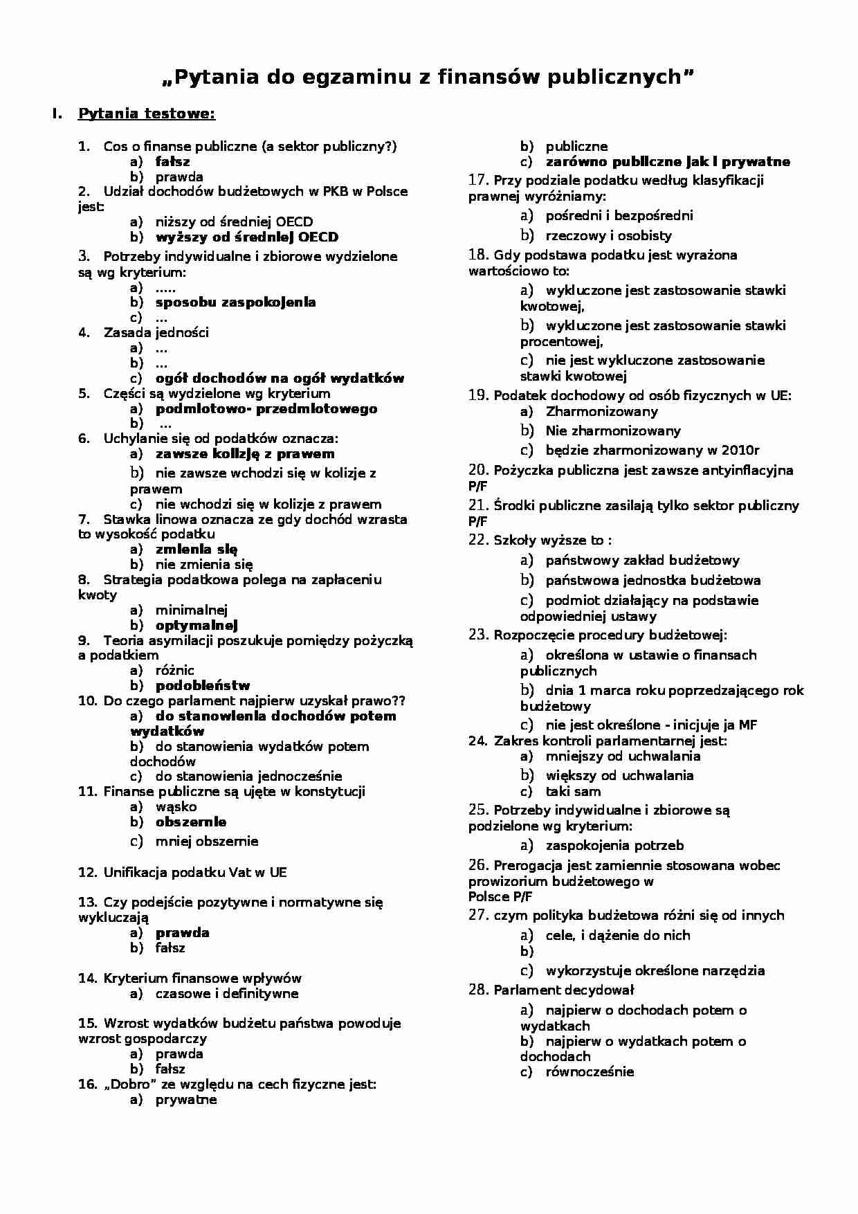 Pytania z egzaminu cz.2 - strona 1