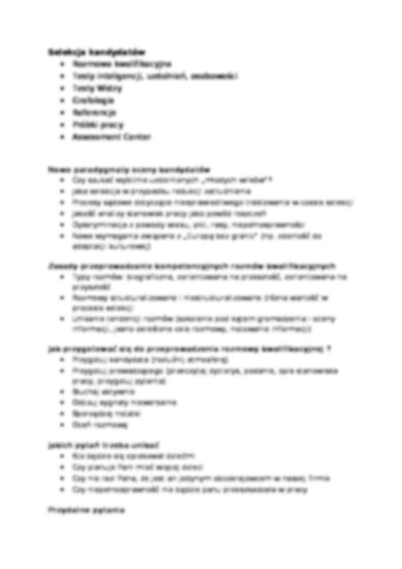 Rekrutacja i selekcja pracowników - Planowanie zatrudnienia - strona 3