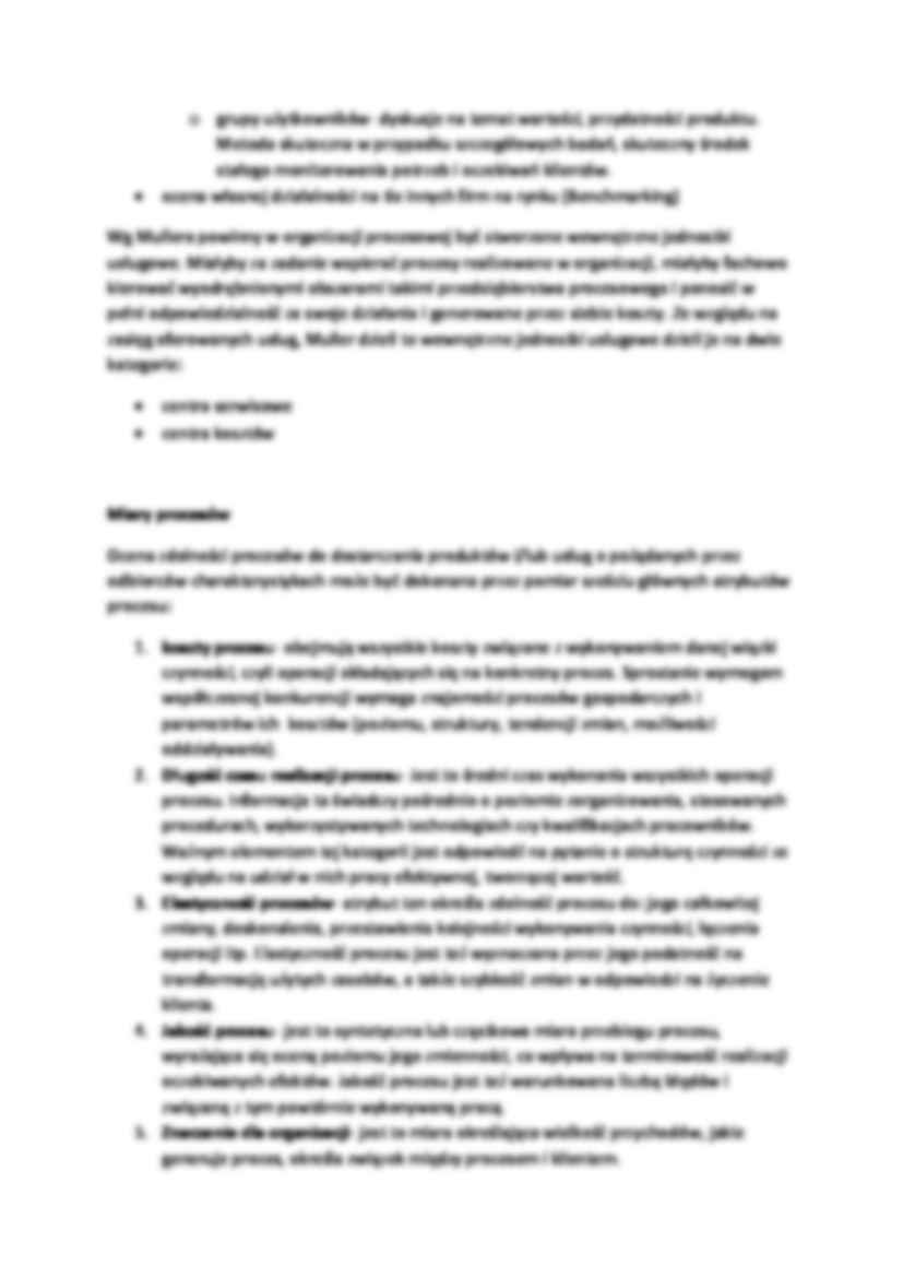 Wykład - Typologia procesów w organizacji - strona 3