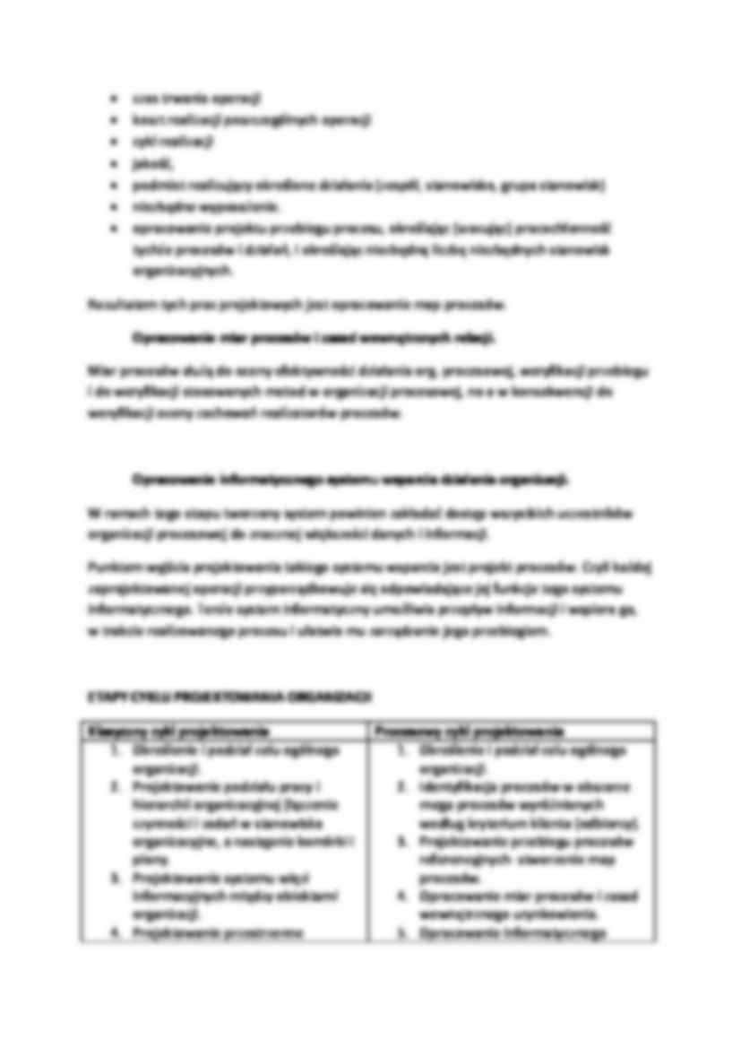 Wykład - organizacja procesowa - strona 2