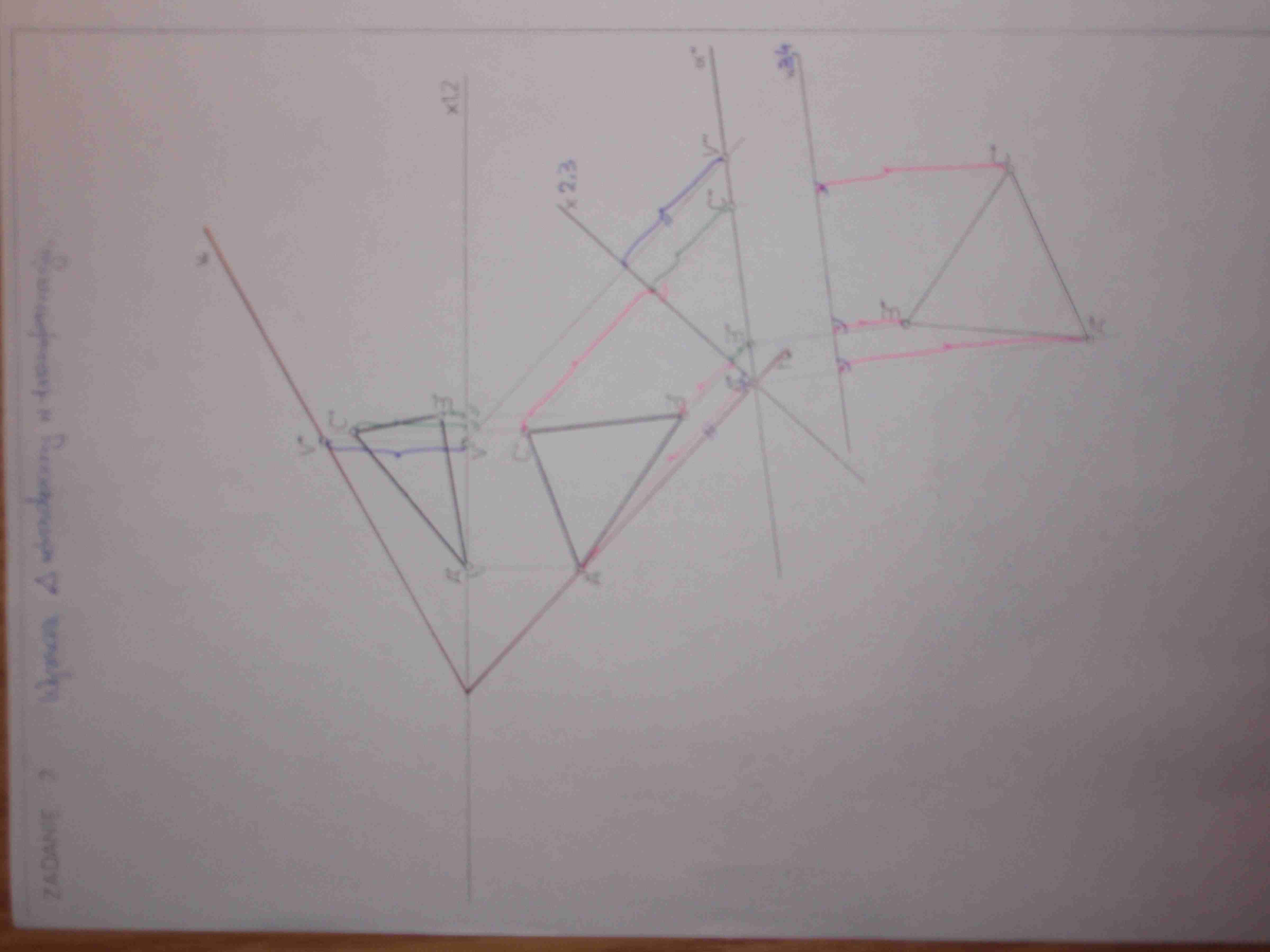 transformacja trójkąta, cwiczenia - strona 1