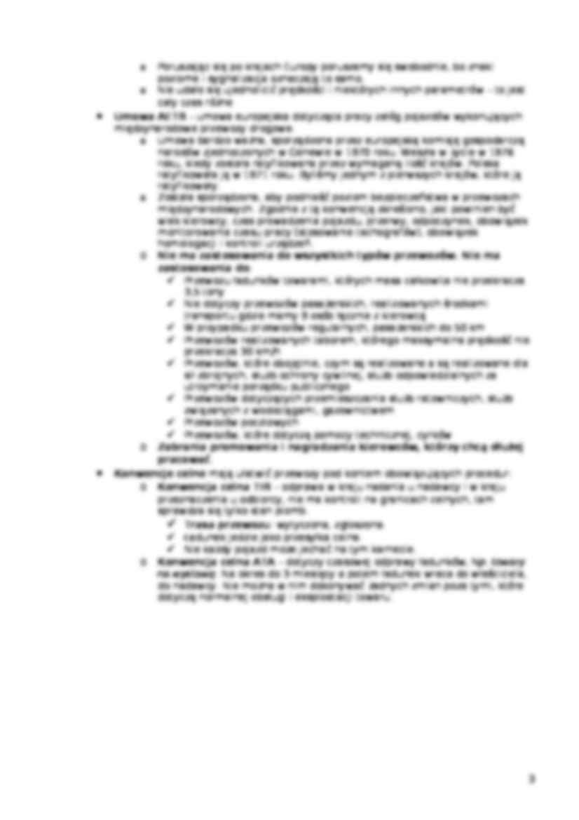 Wykład - Rozwiązania prawne w poszczególnych gałęziach transportu - strona 3