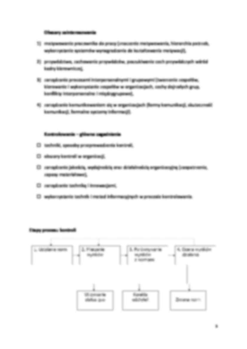 Istota procesu zarządzania - wykład - strona 3