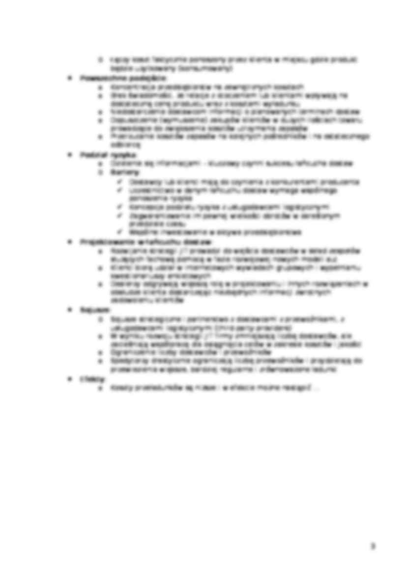 Wykład - Zarządzanie łańcuchem dostaw - strona 3
