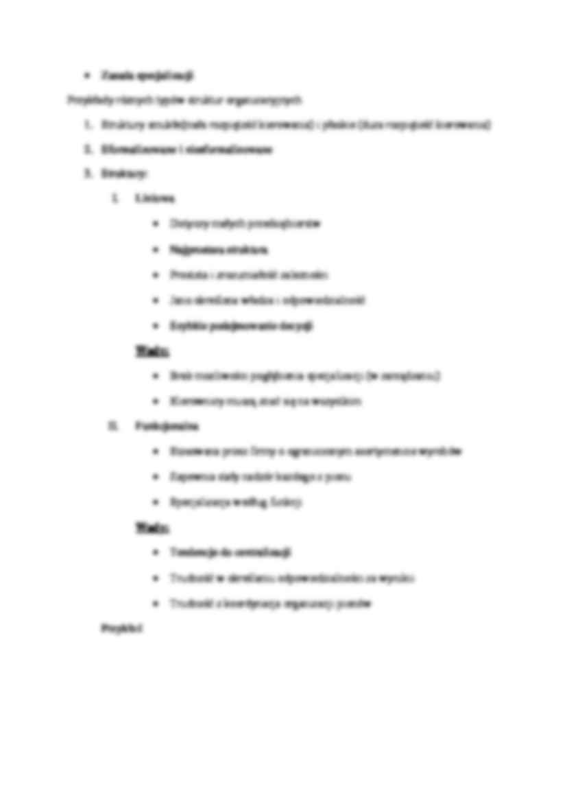 Wykład - Elementy struktury organizacyjnej - strona 2