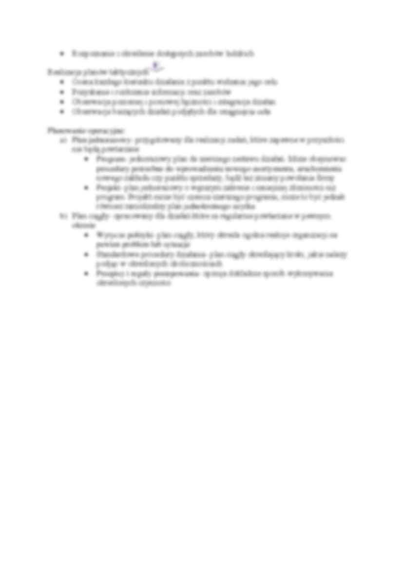 Podstawy organizacji i zarządzania- ćwiczenia 4 - strona 3