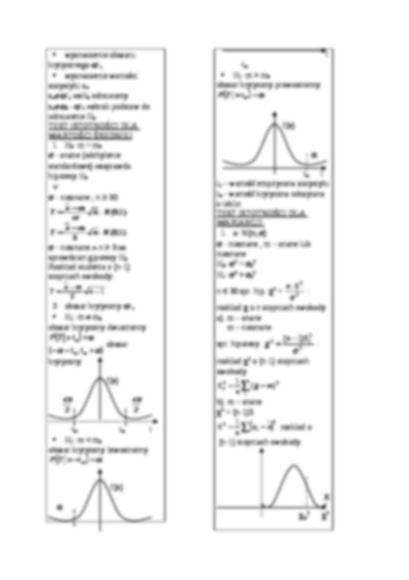 Hipotezy statystyczne- opracowanie - strona 2