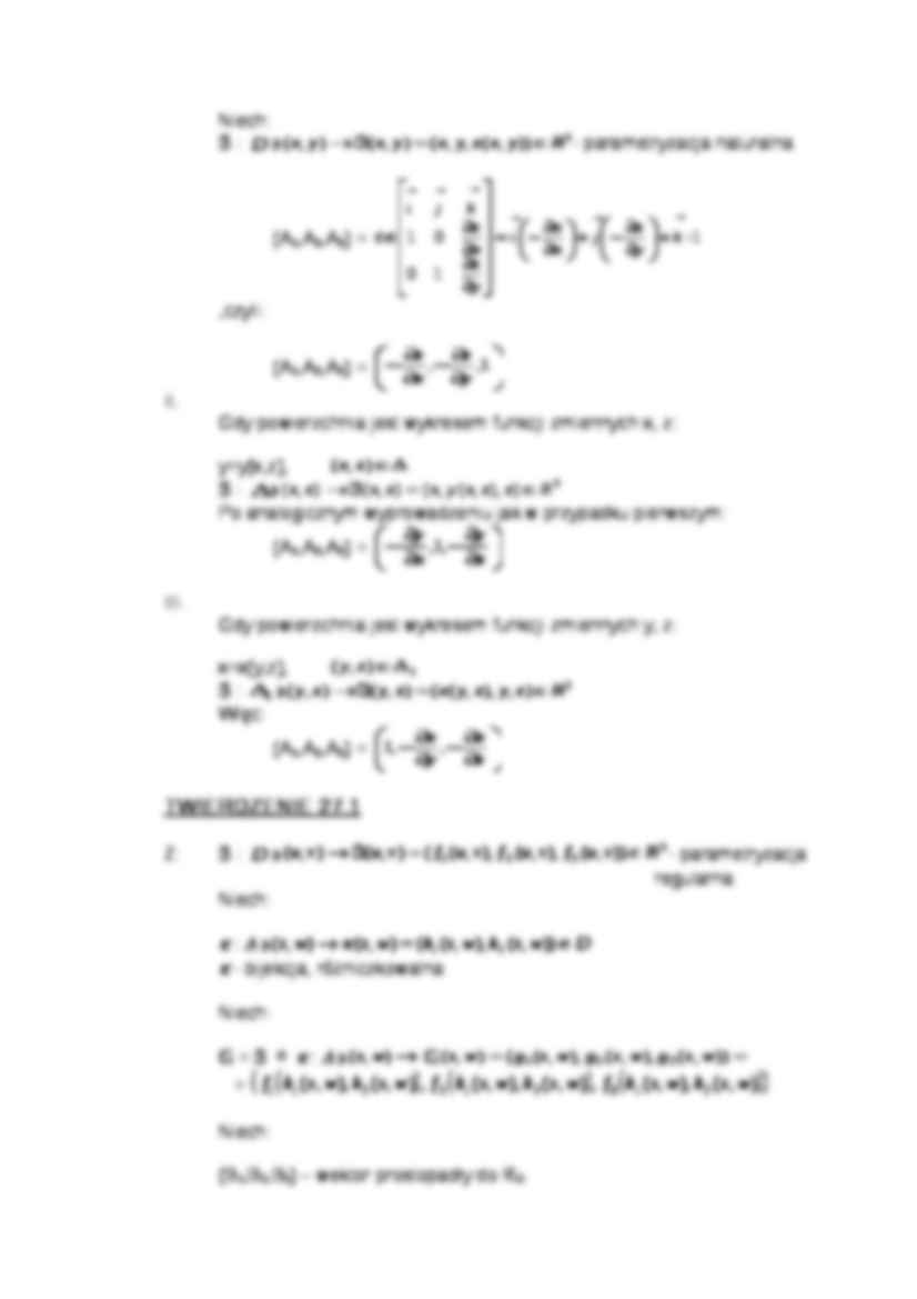 Parametryzacja regularna- wykład 27 - strona 2