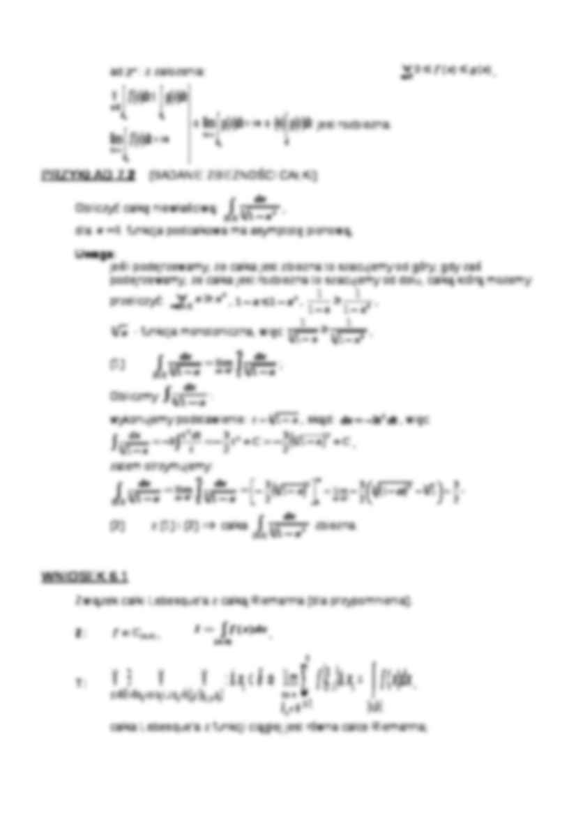 Zastosowanie geometryczne całek- wykład 7 - strona 2