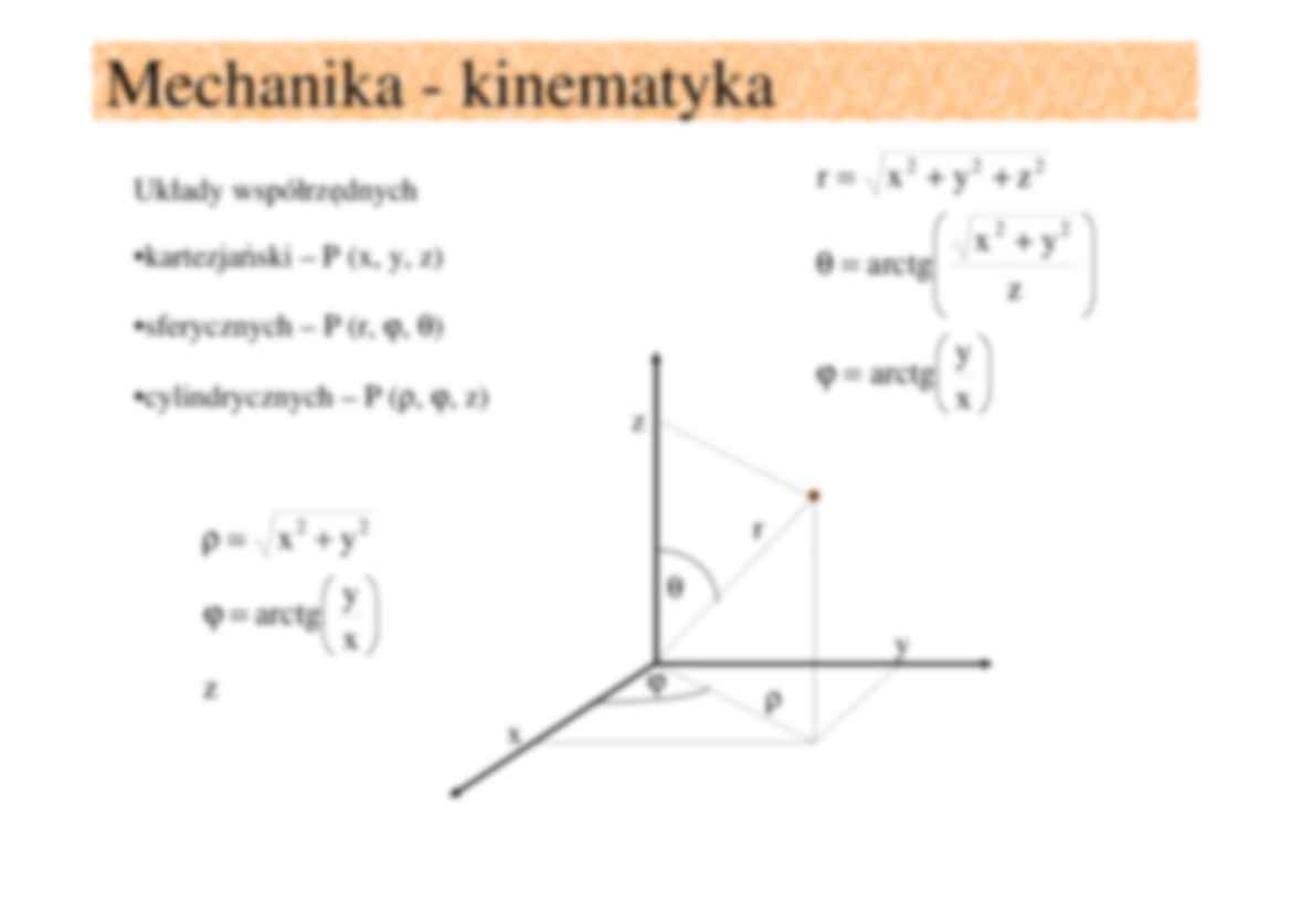 Mechanika - kinematyka- wykład 1 - strona 2