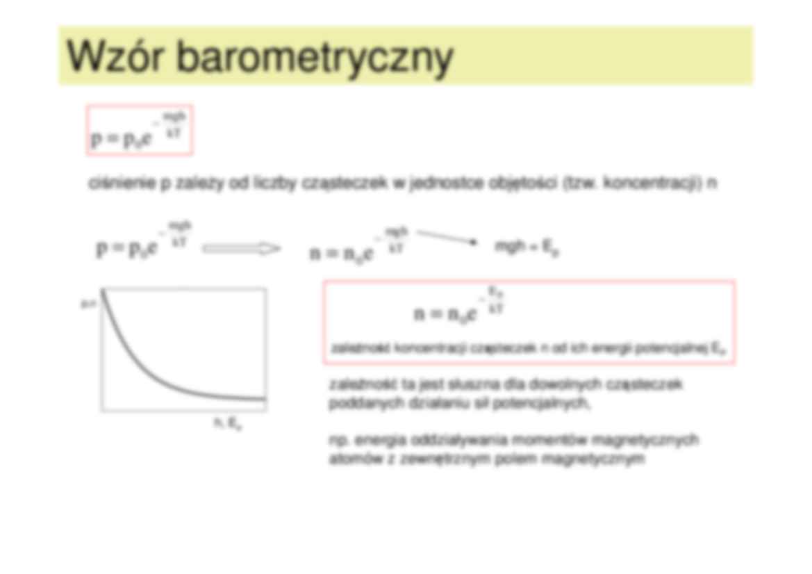 Wzór barometryczny- wykład 6 - strona 2