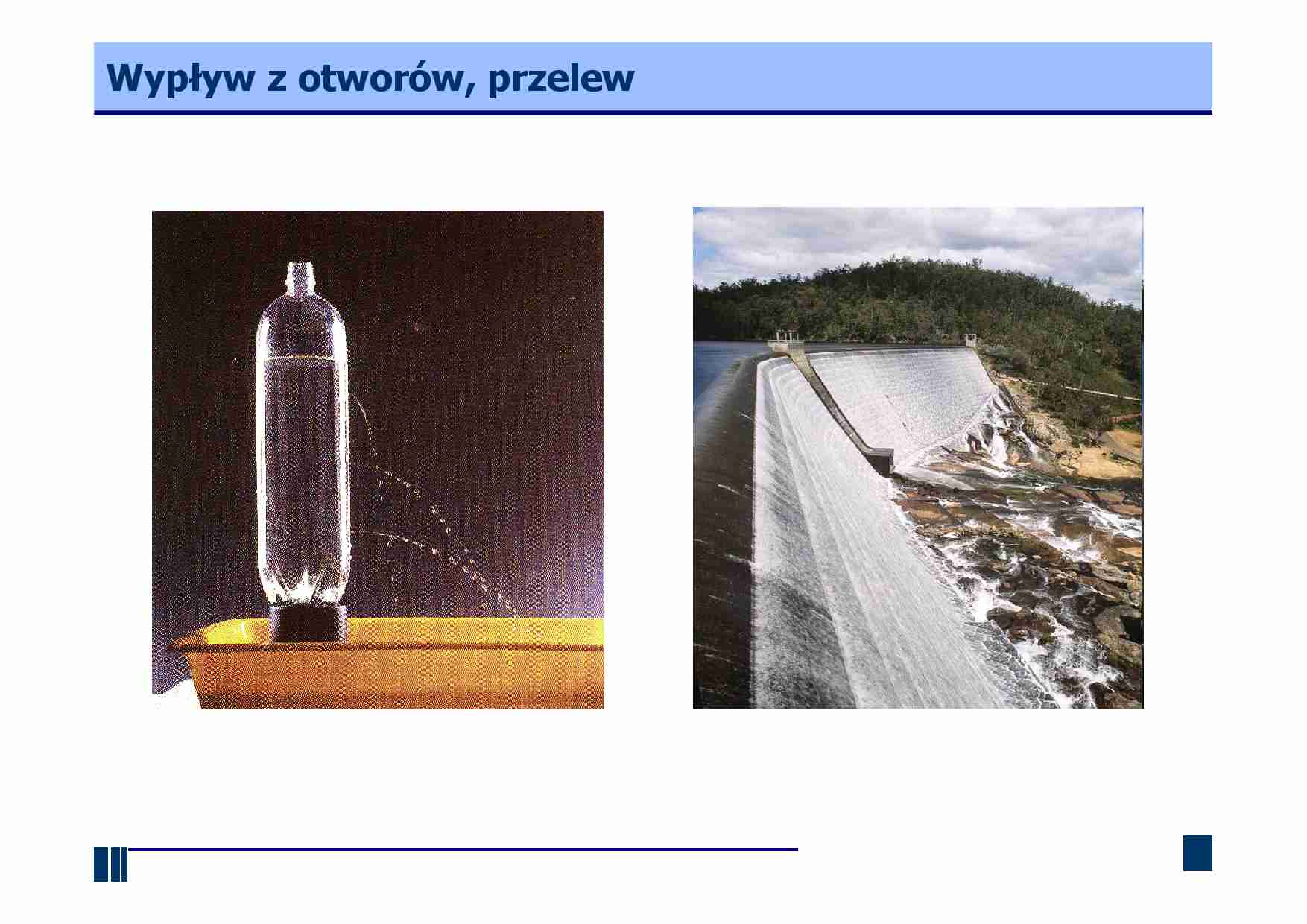 Hydraulika i hydrologia- wykład 5 - strona 1