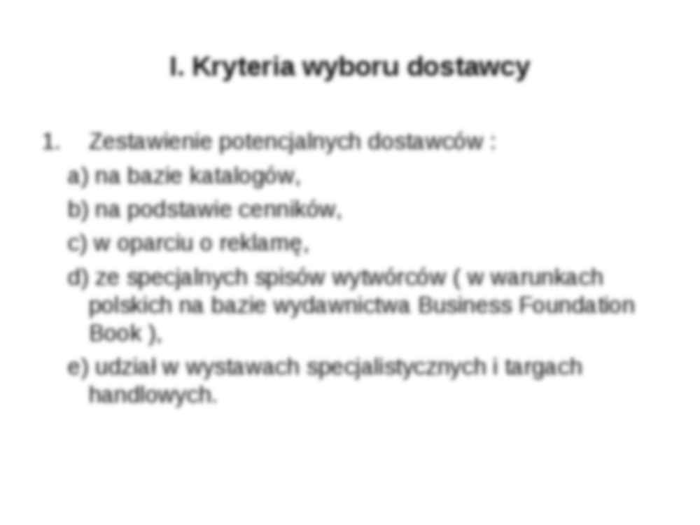 logistyka zaopatrzenia- wykład 16 - strona 2