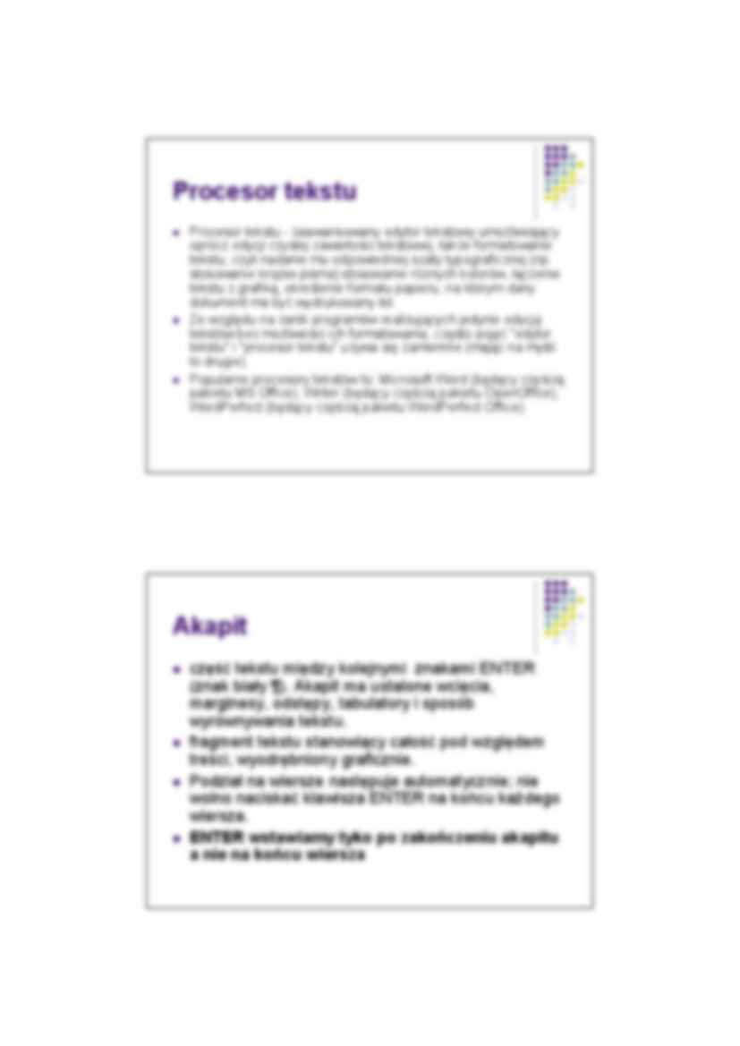 Programy narzędziowe i użytkowe (edytor tekstu, arkusz kalkulacyjny)- opracowanie - strona 2