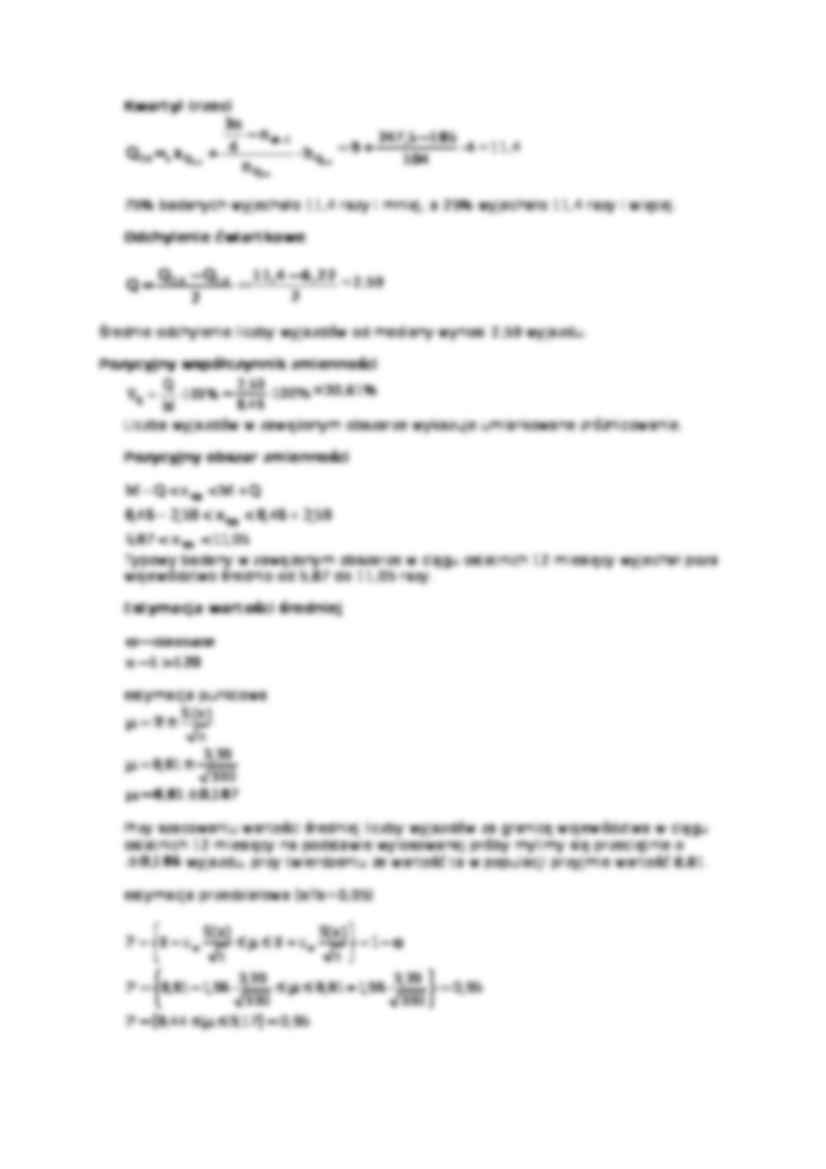 Zadania ze statystyki matematycznej - strona 3