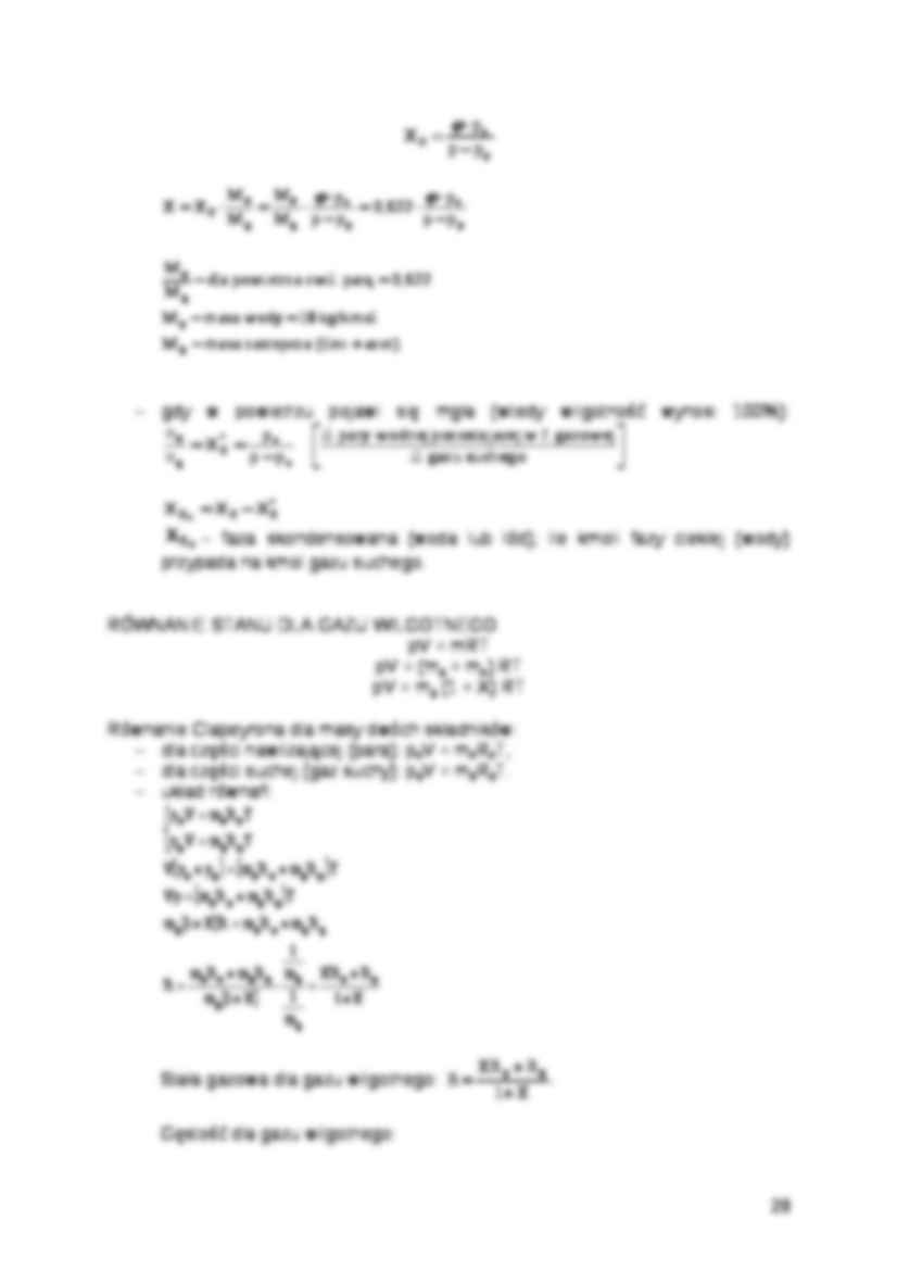 Wykład - Definicje podstawowe, równanie stanu p - strona 2