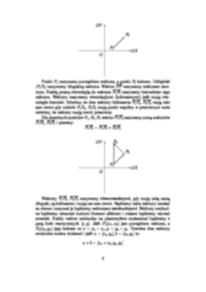 geometria analityczna - Wykład 16 - strona 2
