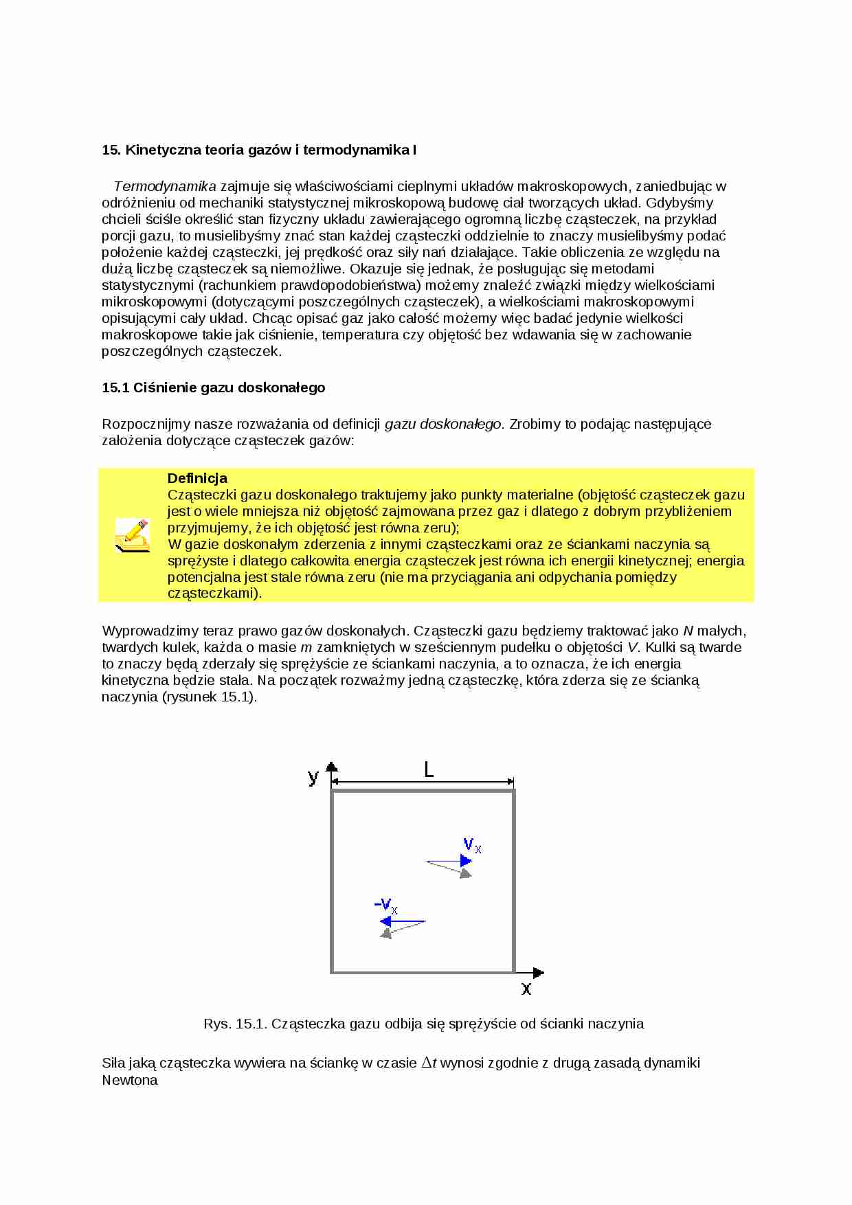 Termodynamika i fizyka statystyczna - omówienie - strona 1