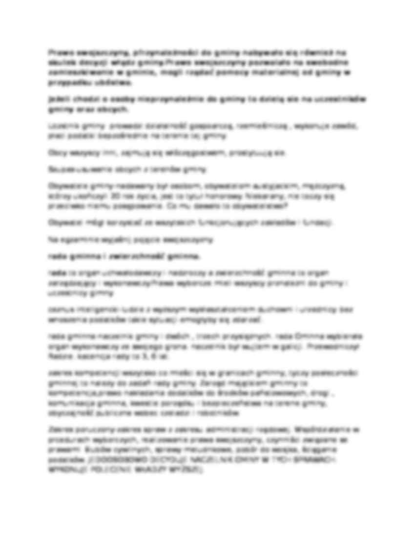 Wykład Księstwo Galicyjskie, Samorząd terytorialny, rada gminna i zwierzchność gminna - strona 3