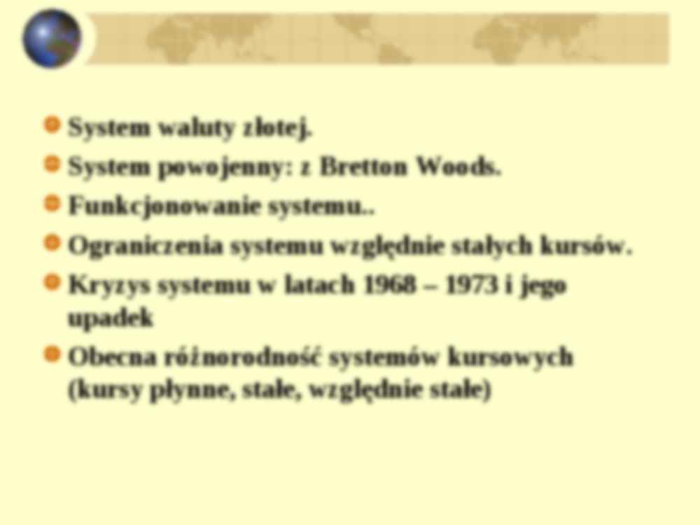 Systemy walutowe po II wojnie światowej - strona 2