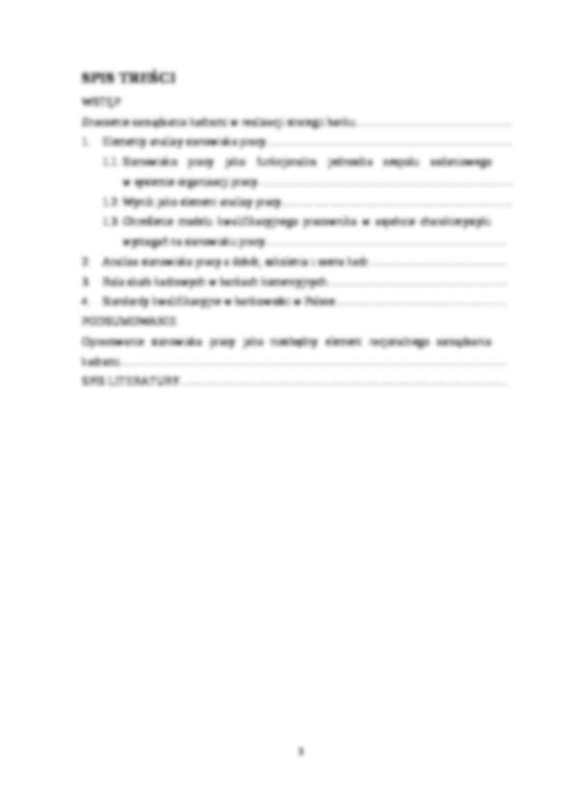 Analiza stanowiska pracy w zarządzaniu kadrami w banku komercyjnym - strona 3