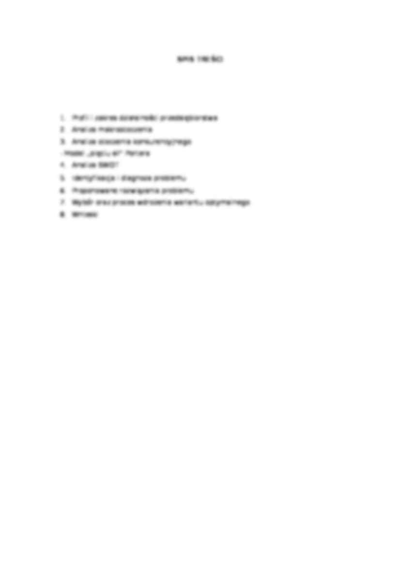 Projekt strategii przedsiębiorstwa (13 stron).doc - strona 2